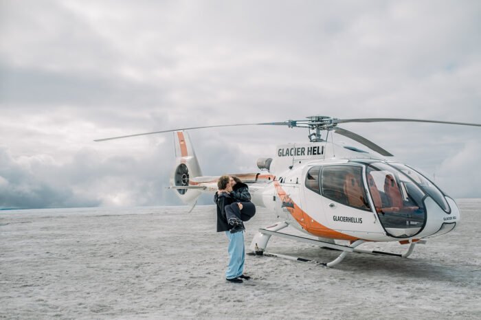 Proposal on a Glacier in Iceland | Private Helicopter Tour from Reykjavík